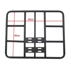 전기자전거 오토바이 짐받이 보조안장 로드 플레이트, 1개, 가드레일 스타일 내경50-40