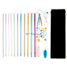 니트 액세서리로 수제 뜨개질 금속 바늘, 1개, 2. set B