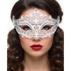 Campsis 여성용 가장 무도회 마스크 화이트 가장 무도회 마스크 라인스톤 베네치아 마스크, Campsis 여성용 가장 무도회 마스크, 화이트 가장