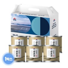 사조씨푸드 꽃돌김 캔김 30g 6개 세트 (선물박스포장), 1박스