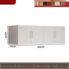 미니 이불장 슬라이딩 옷걸이 틈새 수납 간이 옷장 원룸, 180 길이 50 너비 40 높이 4문
