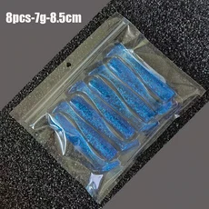 [루어 낚시 베이트] 5pcs 30g/111mm 인공 미끼 Lumious/Glow 고등어 농어 스 내퍼 Wobblers Swimbait Jigging Soft Baits, [05] F