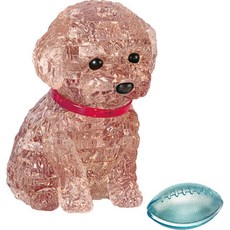 아트박스/퍼즐사랑 토이 푸들 (브라운) 크리스탈 입체퍼즐 43피스