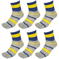 신축성좋아 편한 남자 맨티움 발가락양말 6켤레