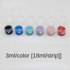 유약 도자기 도예재료 도자기재료 색화장토 그림 도자기유약 페인트 색유약, 1. A 세트