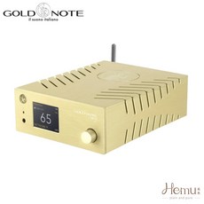 Goldnote DS-10 EVO 串流DAC播放器 數位前級放大器 耳機放大器 兩聲道 台灣公司貨, 金色