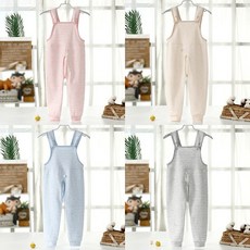 寶寶純棉背帶褲春秋男女童全棉護肚褲彩棉嬰兒背帶褲開襠背帶褲ry, RY純棉揹帶褲-恐龍,73