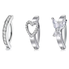 데일리 큐빅 배꼽 피어싱 3종 세트