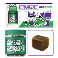 헬시얌 브레스 강아지 간식 기관지 영양제 기침 개선 호흡기 케어면역 강화 기능성 영양 간식, 1개, 120g, 호흡기/기관지