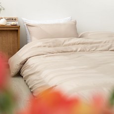 모에마일 하우올리 이불커버 홑겹 호텔 침구 커버 3color 2size, 베이지