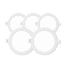라인라이팅 LED 4인치 다운라이트 10W (벌레유입방지/방습), 5개, 주광색