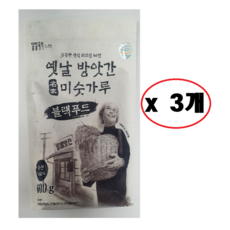 일일곡식 옛날 방앗간 미숫가루 블랙푸드, 600g, 3개