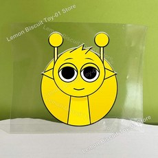 스프렁키스 전사 스티커 만화 비닐 크리스탈 라벨 양각 데칼 자가 접착 방수 컵 병 선물용, 1개, 2. JZHZ 4