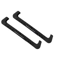 스케이트 신발 커버 조정 가능한 하키 스케이트 보호대 커버 스케이트 가드 보호대, 검은색