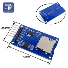 마이크로 SD 카드 미니 TF 리더 모듈 Arduino DIY KIT 용 레벨 변환기 칩 5V3.3V SPI 인터페이스, 01 TF Card