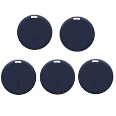 IOS 안드로이드 스마트 파인더 로케이터 액세서리 미니 GPS 트래커 블루투스 5.0 분실 방지 장치 추적 애완, 04 5pcs Blue