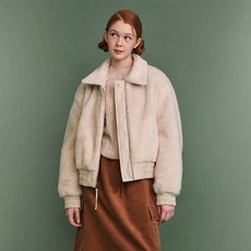 플레이블 P_LABEL 에코퍼 레더 리버서블 점퍼 MF4WM104