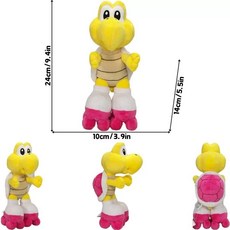 거북이 마리오 등껍질 귀여운 베개 녹색 딱지 인형 쿠션 꼬부기 선물, B. Rolla koopa, 1개