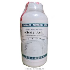 島田 檸檬酸 晶體 500克 試藥級, 1個