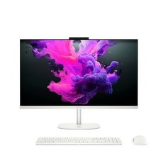 (HP) 올인원PC 옴니스튜디오 27-CU0004KR 코어5-120U (24GB/512GB/Win11Home) (RAM 총 64GB 구성), WIN11 Home, 512GB, 코튼 화이트