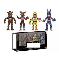FNAF 프레디의피자가게 프레디 피자가게 나이트메어 폭시 치카 야광 피규어, D