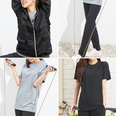 WOW374 SHOP防風連帽拉鍊 4件組 防風外套 1件+褲子 1件+短袖T恤 2件