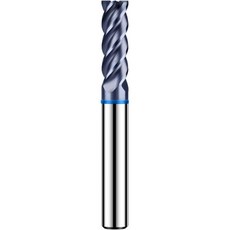 4층 엔드밀 컬러링 코팅 텅스텐 강철 카바이드 플랫 바텀 커터링 CNC 기계 공구 TGBHRC655x13Cx6Dx50L, 2.5x8Cx4Dx50L