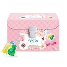 萊悠諾 GHAO 香水洗衣膠囊 60顆 法式優雅玫瑰 小蒼蘭 茉莉 持久香氛 潔淨衣物, 1個