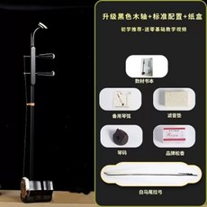 이호악기 얼후궁전공 이호현 민속악기 중국현악기, 1개, A. 검은 나무 샤프트