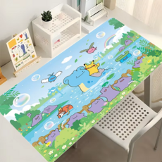포켓몬 게이밍 마우스 패드 방수 매트 책상 키보드 장패드 컴퓨터, 1개, 메타몽 600x300x2mm