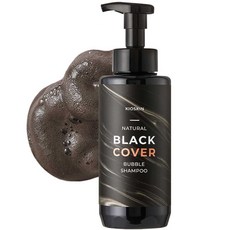 KIOSKIN 泡沫染髮洗髮精 黑棕色, 500ml, 1個