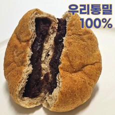 향연지 100프로 우리밀 직접삶은 국산팥 단팥빵 발아통밀빵, 10개, 135g