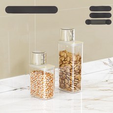 양념 수납장 선반장 찬장 조미료 보관함 정리대 싱크대위, 밀키화이트 0.7L+1.2L