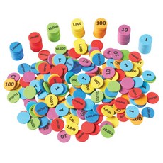 晴晴百寶盒 美國進口數位計數籌碼STEP2邏輯思維玩具，角色扮演扮家家酒，環保無毒W501, 1個