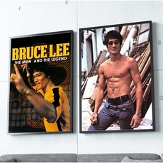 이소룡 포스터 액자 브루스리 사진 브로마이드 인테리어, 2번
