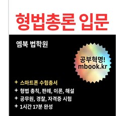 형법총론입문 3종 세트(스마트폰 및 태블릿용 전자책 오디오북): 공무원 경찰 변호사 법원 법무사 군무원 시험 PDF, 엠북