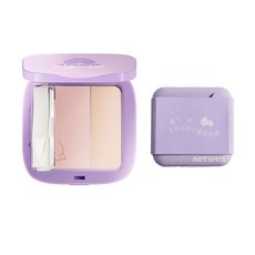 美夢成真 吸油定妝, 1個, 凹凸迷思 雙色粉餅