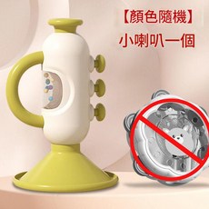 兒童手拍鼓 寶寶啟蒙手搖鈴 萌虎造型音樂玩具, 一個 模擬小喇叭 隨機顏色, 1個