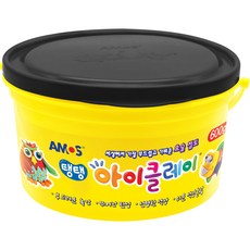 아모스 탱탱아이클레이, 검정, 600g, 1개