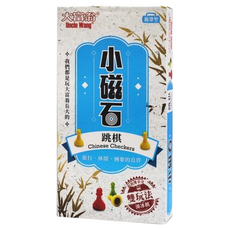 大富翁 小磁石跳棋 攜帶型磁性跳棋雙玩法 G301, 1個