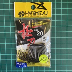 HARIMITSU 極刀 大石斑專用鉤子, 1個, #20 / 15本