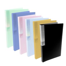 도도한데일리 A4 에코 클리어화일 40P HC257 투명클리어홀더, 청색, 청색, 1개