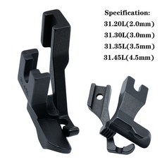 산업용 워킹 풋 재봉틀 부품 33.54.5mm 용접 프레서 풋 파이핑 발 코딩 발 재봉 수하물 가죽, 02 3.5mm, 1개