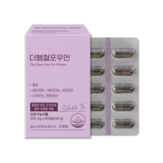 지엠팜 더헴철포우먼, 60정, 1개