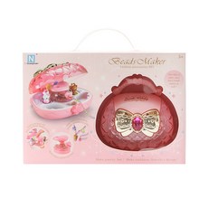 GuangYuan 夢幻串珠機 DIY飾品製作玩具, 經典款 | 粉紅色,一盒入