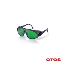 OTOS 용접 불꽃 차광 눈보호 긁힘방지 그린색 보안경 썬그라스 작업보안경 자외선차단, OTOS 2