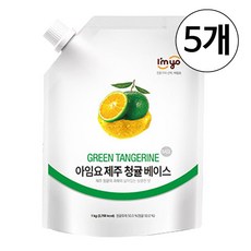 아임요 청귤 베이스 농축액, 1kg, 5개