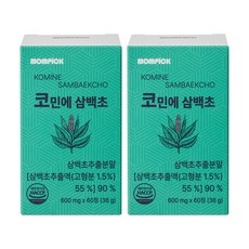 맘픽 코민에 삼백초 추출물 알약 식약청인증 HACCP, 2개, 60회분