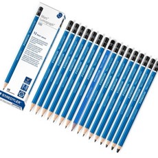 스테들러 마스 루모그라프 제도연필 100 B 12개입 소묘연필 데생연필