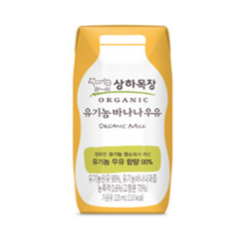 상하목장 유기농 멸균 바나나우유, 125ml